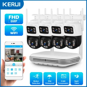 KERUI HD Dual Lens Surveillance Kit